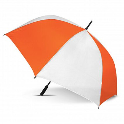 Full Size Sports Umbrella Front 1 Colour Print Centred On White Panel
