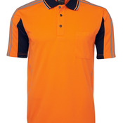 JB's Hi Vis S/S Arm Tape Polo